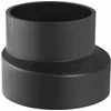 125 x 75 mm Ekscentrinis reduktorius juodas PEH Geberit