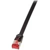 LogiLink U/FTP Cat6 plokščias laidas, 2m, juoda (CF2053S)