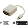 „Logilink Mini DisplayPort“ į VGA adapteriai: HD DSUB 15 kontaktų FM, „Mini DisplayPort M“