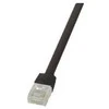 LOGILINK CF2083U LOGILINK - Komutacinis kabelis Flat Cat.6A U/UTP SlimLine juodas 7,5m