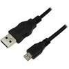 LOGILINK CU0058 LOGILINK - USB2.0 A tipo kabelis male į micro B tipą, 1m, juodas