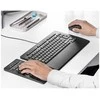 3Dconnexion Klaviatūra Pro su skaičių klaviatūra - Pilno dydžio (100%) - USB + RF belaidė + Bluetooth - Žirkliniai klavišų jungikliai - QWERTY - Juodas