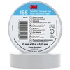 3M 165WH1E, 1 vnt., baltas, PVC, 600 V, lizdinė plokštelė, 10 m