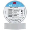 3M 165WH1E, 1 vnt., baltas, PVC, 600 V, lizdinė plokštelė, 10 m