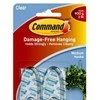 COMMAND 3M 17091CLR, Transparent, Plastik, 25,4 mm, 34,9 mm, 2 stykker