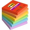 3M Lipnūs lapeliai „Post-it“ žaismingi, 76x76 mm - (6 vnt.)
