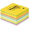 Lipnūs lapeliai Post-it Ultra kubas, 76 x 76 mm, 450 lapelių, įvairios spalvos