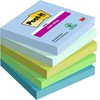 3M Lipnūs lapeliai „Post-it Super Sticky“, 76 x 76 mm, „Oasis Collection“, įvairios spalvos: džinsinė mėlyna, - 1 vnt. (654-5SS-OAS)