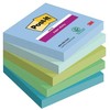 3M Lipnūs lapeliai „Post-it Super Sticky“, 76 x 76 mm, „Oasis Collection“, įvairios spalvos: džinsinė mėlyna, - 1 vnt. (654-5SS-OAS)