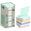 3M Post-it, Square, Mėlyna, Žalias, Rožinė, Violetinė, Paper, 60%, 76 mm, 100 sheets