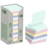 Post-It 3M Organic Post-it ® Z- Užrašai, gamta, pastelė- 76x76mm, 16x100 kortų.