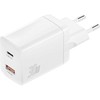 4Smarts sieninis įkroviklis PDPlug Duos 30W 1C+1A baltas (baltas)