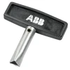 ABB 2CEA000042K2671, Key, Juodas, Nerūdijantis plienas, 90 mm, 90 mm, 18 mm, 54 g