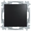ABB-basic55 1 poliaus jungiklis, matinės juodos spalvos, 10A, 1 modulis, tiekiamas su raktu