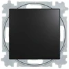 ABB-basic55 1 poliaus jungiklis, matinės juodos spalvos, 10A, 1 modulis, tiekiamas su raktu