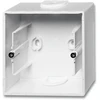 ABB-basic55 Pagrindas, blizgiai baltas, 1 modulis, pristatomas be rėmo