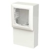 ABB-Basic55 panelinis pagrindas, 1 modulis, blizgiai baltas