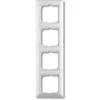 ABB-basic55 Rėmas, matinės baltos spalvos, 4 moduliai