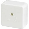ABB Jungiamoji dėžutė AP6 2,5, balta, aukštis x plotis x gylis: 29x60x60 mm, be halogenų, su gnybtais, IP 20