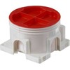 fix-pro ABB „Impressivo Base 1“ modulis, antracito spalvos blizgus (RAL7021) su integruotu rėmeliu, 26 mm gylio (netinka giliems prietaisams, pvz., šviesos reguliatoriams)