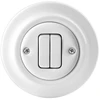 ABB Krone kištukinis kontaktas, blizgiai balta, 10A 250V, Decento