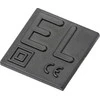 ABB plyta su EL simboliu, dvigubai izoliuota 30x30 mm