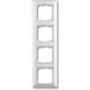 ABB-basic55 Rėmas, blizgiai baltas, 4 moduliai