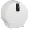 Abena Tualetinio popieriaus dozatorius Pristine Jumbo Mini D13,5xW26xH26,1 cm plastikinis baltas maks. Ø20 cm, vnt.