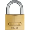 ABUS 65/50 kd., Įprastinė pakabinama spyna, Raktinė spyna, Raktinė, Žalvaris, Žalvaris, Grūdintas plienas