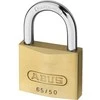 ABUS 65/50 kd., Įprastinė pakabinama spyna, Raktinė spyna, Raktinė, Žalvaris, Žalvaris, Grūdintas plienas