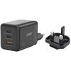 Acer | 100W GaN charger, 2x USB-C + 1x USB-A jungtys