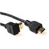 ACT 1 metro HDMI didelės spartos kabelis, HDMI-A kampinis kištukas į HDMI-A tiesų kištuką