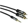 ACT 2XRCA - 3,5 mm ST M/M BK 3,00 m