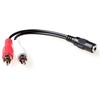 ACT AK2027 0.15m 3.5mm Juodas Audio-Kabelis (AK2027)
