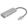 ACT AC6121 Sąsajos šakotuvas USB 3.2 Gen 1 (3.1 Gen 1) Type-A 5000 Mbit/s aliuminis (AC6121)
