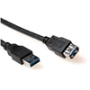 ACT Advanced Cable Technology USB 3.0 m/f 2m 2m USB A USB A Vyriškas Moteriškas Juodas USB kabelis (SB3043)