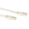 ACT Dramblio kaulo spalvos 25 metrų U/UTP CAT6 jungiamasis kabelis su RJ45 jungtimis. Cat6 u/utp dramblio kaulo spalvos 25,00 m (IB8425)