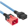 ACT Maitinimo laidas C19 IEC Lock - C20 IEC Lock dvigubo užrakto mėlynas 1 m, PC3634 (PL0031)