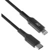 ACT USB 2.0 įkrovimo/duomenų kabelis C tipo kištukas - Lightning tipo kištukas, 1 metras, nailonas, MFI sertifikuotas