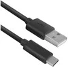 ACT USB 2.0 jungiamasis kabelis, A tipo kištukas - C tipo kištukas, 1 metras, užsegamas maišelis