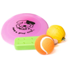 NAGA Hundelegetøj mix, 4 stk (frisbee, bold i snor, tennisbold, ispind)