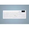 Klaviatūra Contour „Active Key AK-C8200“, laidinis, USB, baltas