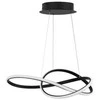 Activejet pendant lamp AJE-MEGAN (juodas), LED, 4000 K, 4000 lm, IP20, Juodas