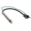 ACV 1501-03, adapteris, sidabrinis, aliuminis, „Audi A2 (8Z) 02/2000 - 09/2005*“, „Audi A3 (8L) 06/2000 - 05/2003 „Audi A3 (8P) 03/2003 - 04/2005*...“, 250 mm