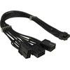 Adapteris AV Inter-Tech Inter-Tech Adapteris GPU-02 (12pin) auf 3x8pin PCIe, 34cm