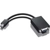 AV adapteris Lenovo DisplayPort - D-Sub (VGA), juodas (DP į VGA vaizdo adapteris)
