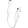 Dudao adapteris USB-C - AUX 0.1m - Baltas