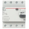 AEG Apsauginis nuotėkio srovės jungiklis (RCD) 40A 300mA, 4P, A tipo, 70mm pločio