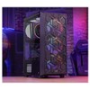 Aerocool Hive-G-BK-v3, Midi bokštas, PC, Juoda, ATX, micro ATX, Mini-ITX, Akrilnitrilo butadieno stirenas (ABS), SPCC, 15,7 cm