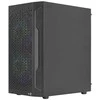Aerocool Trinity Mini, Mini bokštas, PC, juodas, micro ATX, Mini-ITX, ABS, SPCC, 15,8 cm